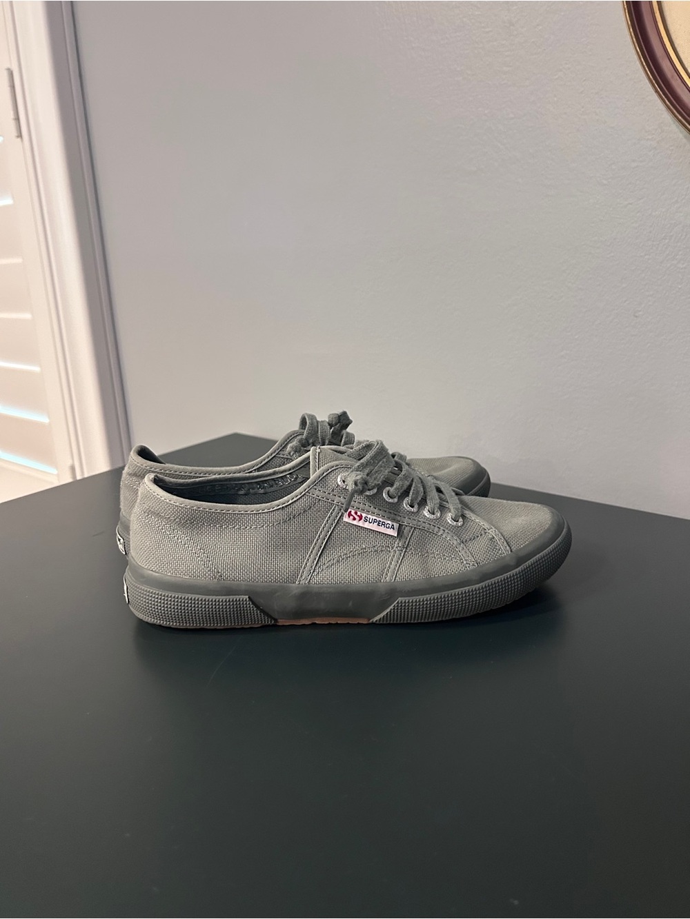 Superga Classic Canvas Sneaker Grey Size 7